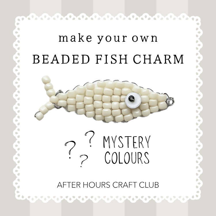 Beaded Fish Charm Craft Kit
