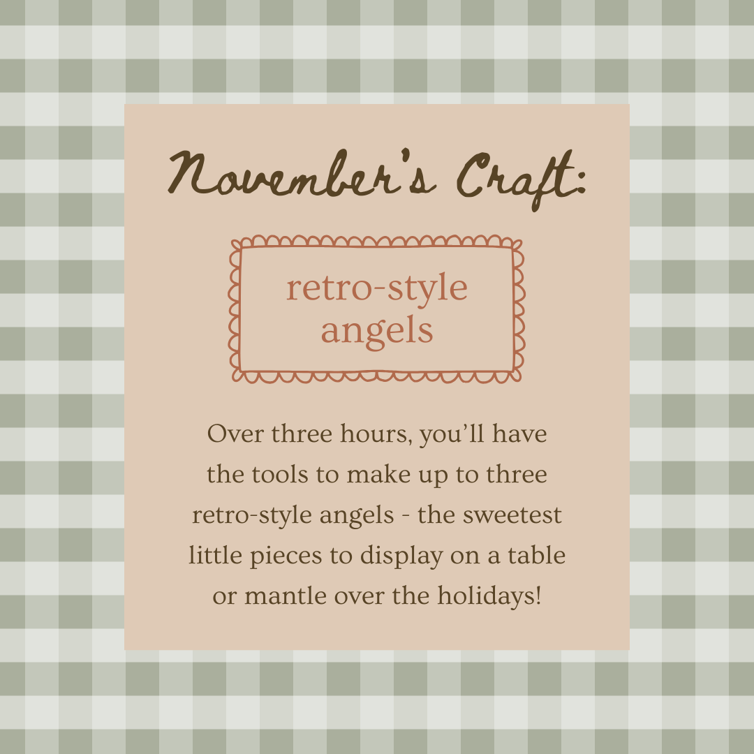 CRAFT CLUB ~ November 2025