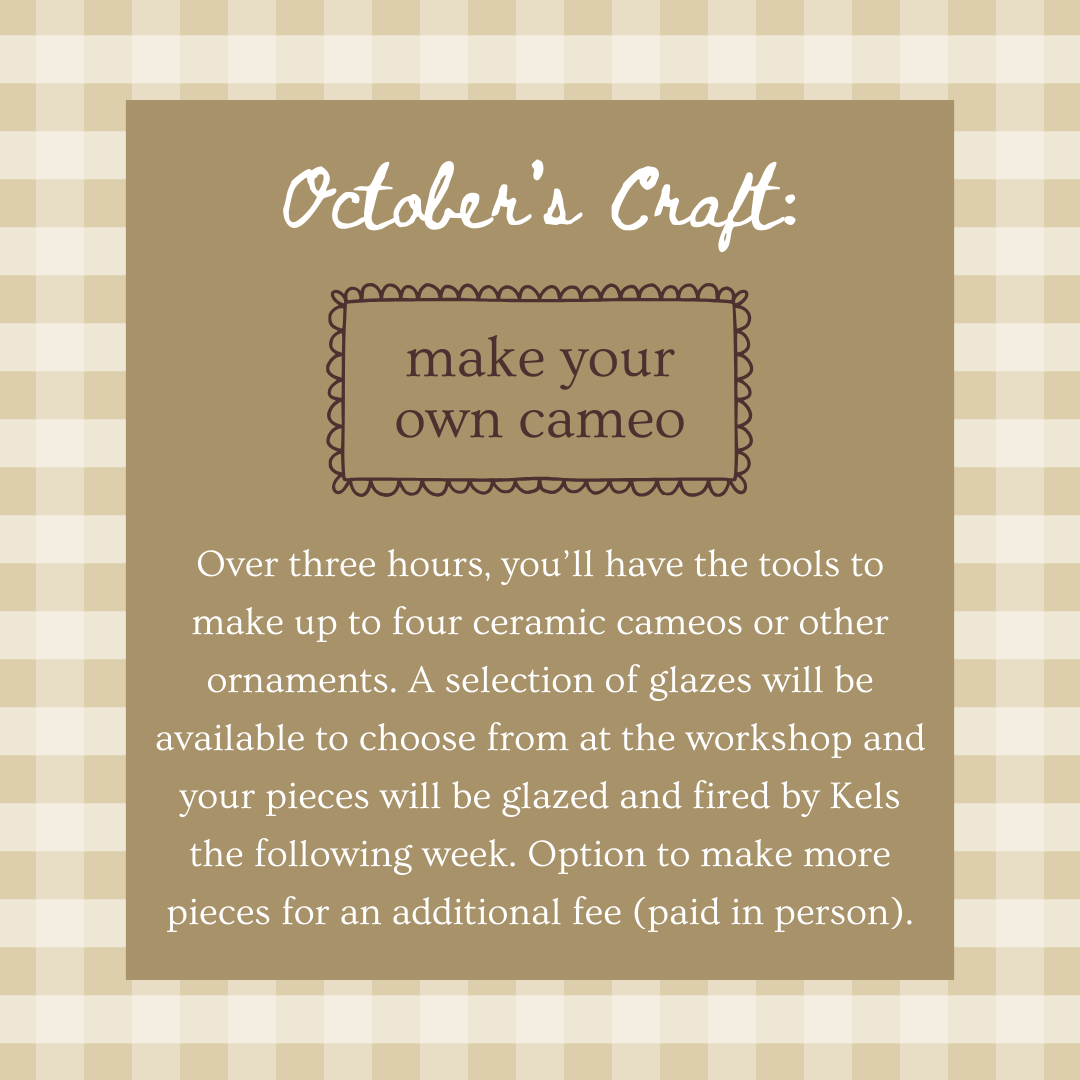 CRAFT CLUB ~ October 2025