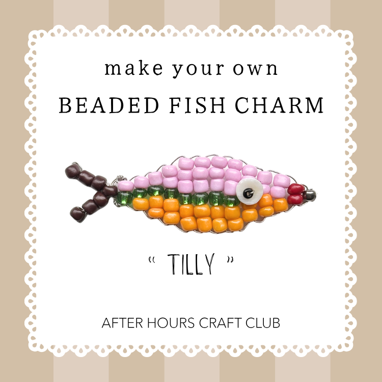 Beaded Fish Charm Craft Kit