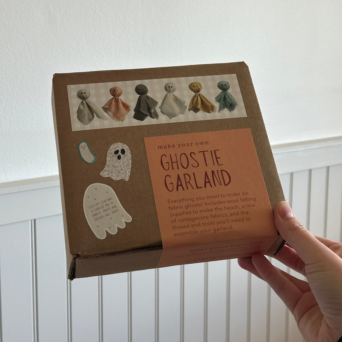 Ghostie Garland Craft Kit