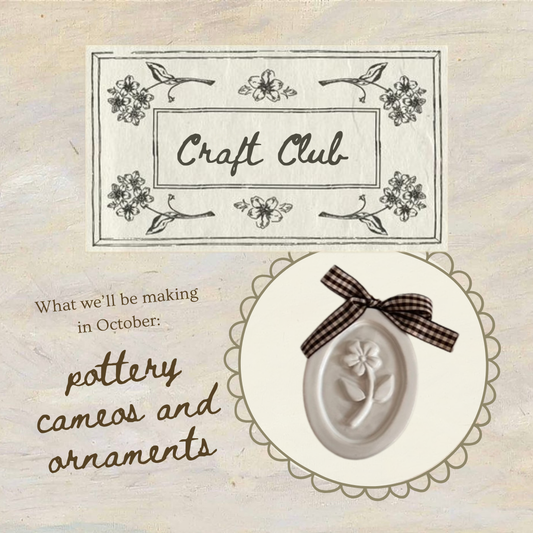 CRAFT CLUB ~ October 2025